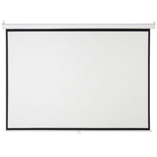 Load image into Gallery viewer, 119in HD Pull Down Manual Projector Screen - White
