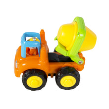 Load image into Gallery viewer, Set of 4 Kids Push and Go Construction Truck Toys
