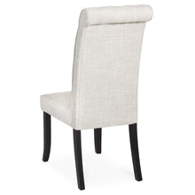 Load image into Gallery viewer, Set of 2 Tufted Parsons Dining Chairs - White
