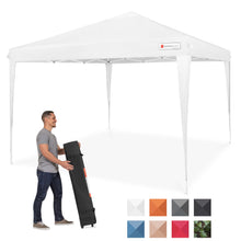 Load image into Gallery viewer, Outdoor Portable Pop Up Canopy Tent w/ Carrying Case, 10x10ft
