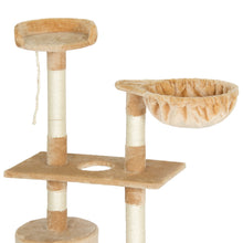 Load image into Gallery viewer, 59" Pet Play House Cat Tree Scratcher Condo Furniture
