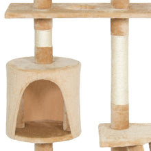 Load image into Gallery viewer, 59" Pet Play House Cat Tree Scratcher Condo Furniture
