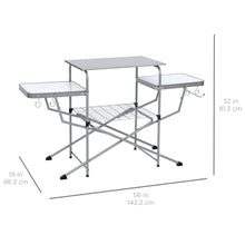 Load image into Gallery viewer, Portable Folding Grilling Table w/ Carrying Case
