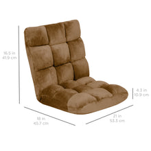Load image into Gallery viewer, Adjustable Memory Foam Gaming Floor Chair Seat w/ 14 Positions
