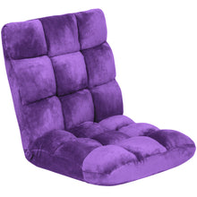 Load image into Gallery viewer, Adjustable Memory Foam Gaming Floor Chair Seat w/ 14 Positions

