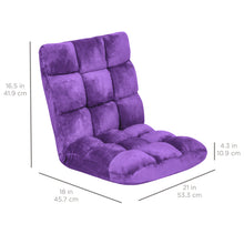 Load image into Gallery viewer, Adjustable Memory Foam Gaming Floor Chair Seat w/ 14 Positions
