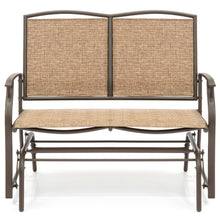 Load image into Gallery viewer, 2-Person Patio Loveseat Glider Bench
