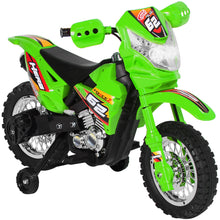 Load image into Gallery viewer, 6V Kids Electric Ride-On Motorcycle Toy w/ Training Wheels, Lights, Music
