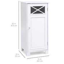 Load image into Gallery viewer, 3-Tier Classic Wooden Floor Cabinet w/ Door
