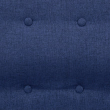 Load image into Gallery viewer, Mid-Century Modern Tufted Linen Accent Chair
