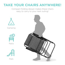 Load image into Gallery viewer, Foldable Zero Gravity Patio Rocking Lounge Chair
