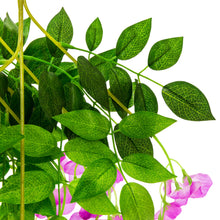 Load image into Gallery viewer, 12-Pack Artificial Silk Vine Wisteria Flower Plant Decor Accent
