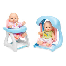 Load image into Gallery viewer, Set of 6 Kids 5in Hand-Sized Baby Doll Toys w/ 6 Lounging Accessories
