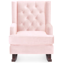 Load image into Gallery viewer, Tufted Upholstered Wingback Rocking Chair
