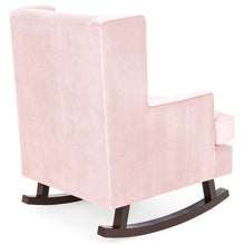 Load image into Gallery viewer, Tufted Upholstered Wingback Rocking Chair
