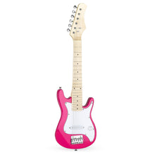Load image into Gallery viewer, 30in Kids Electric Guitar Instrument Starter Kit w/ 5W Amp, Strap, Case

