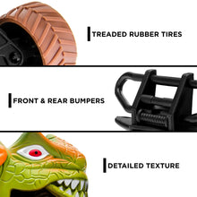 Load image into Gallery viewer, Set of 2 27MHz Mini Toy Dinosaur RC Remote Control Cars w/ 9mph Max Speed
