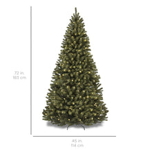 Load image into Gallery viewer, Pre-Lit Artificial Spruce Christmas Tree w/ Incandescent Lights
