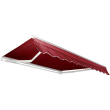 Load image into Gallery viewer, Retractable Patio Awning w/ Aluminum Frame, Crank Handle, 98x80in
