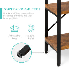 Load image into Gallery viewer, 3-Tier Industrial Hallway Console Table for Living Room, Entry Way - 55"
